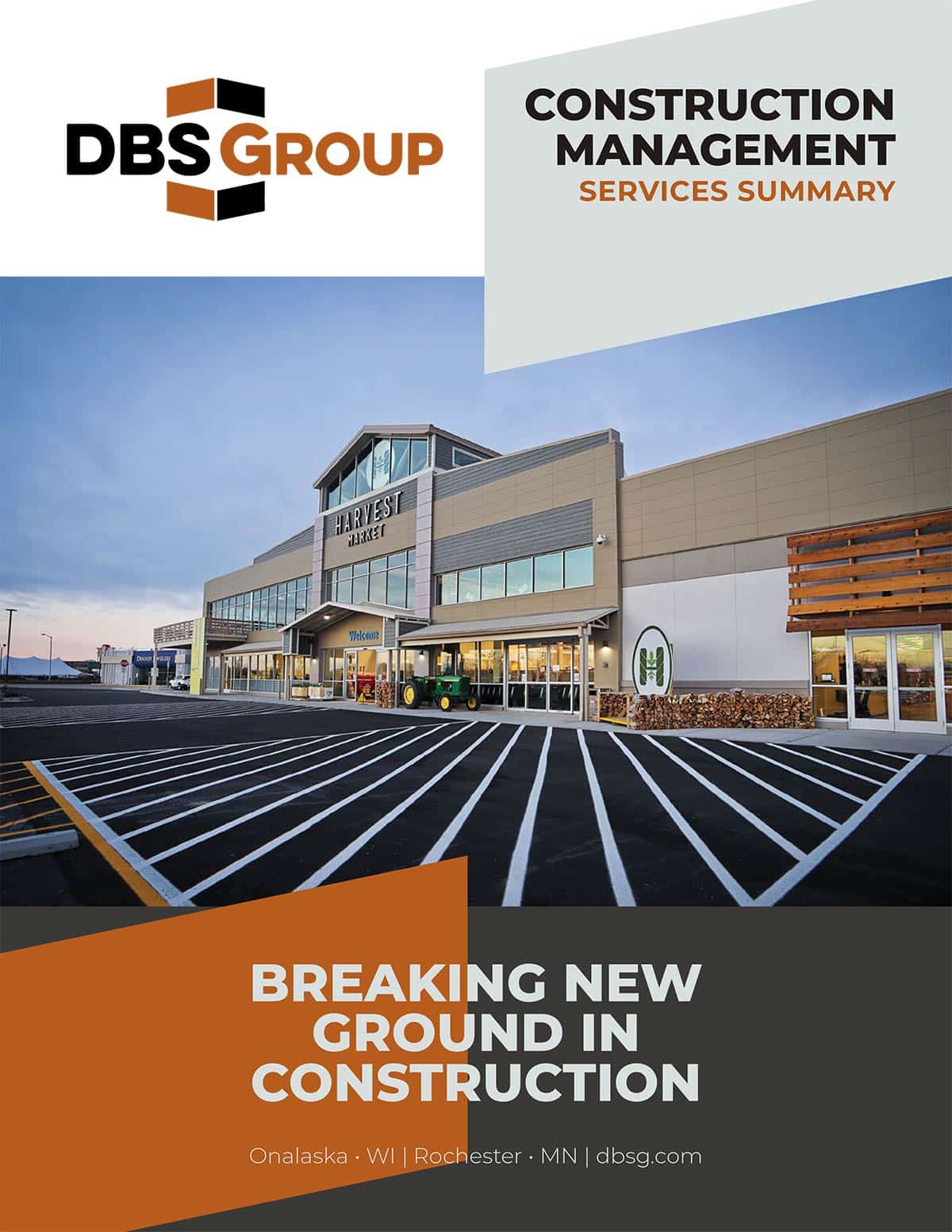 CONSTRUCTION MANAGEMENT SERVICES SUMMARY