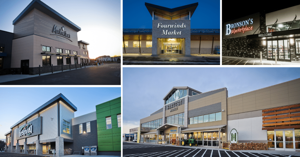 grocery store construction A sampling of grocery store construction projects completed by DBS Group