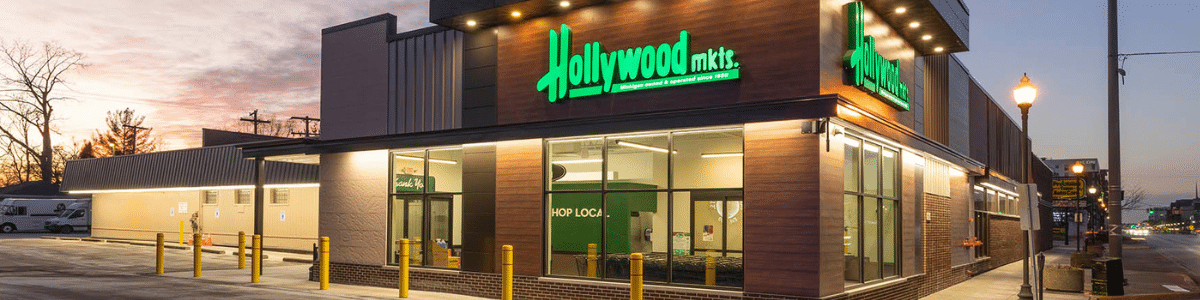 exterior view of new Hollywood Market