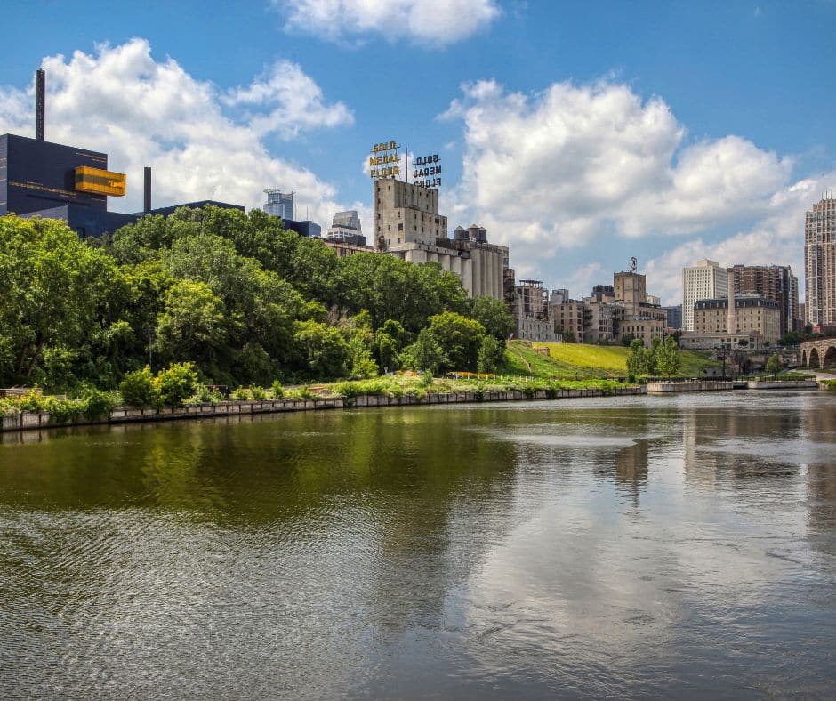 landscape photo of downtown Rochester, Minnesota.