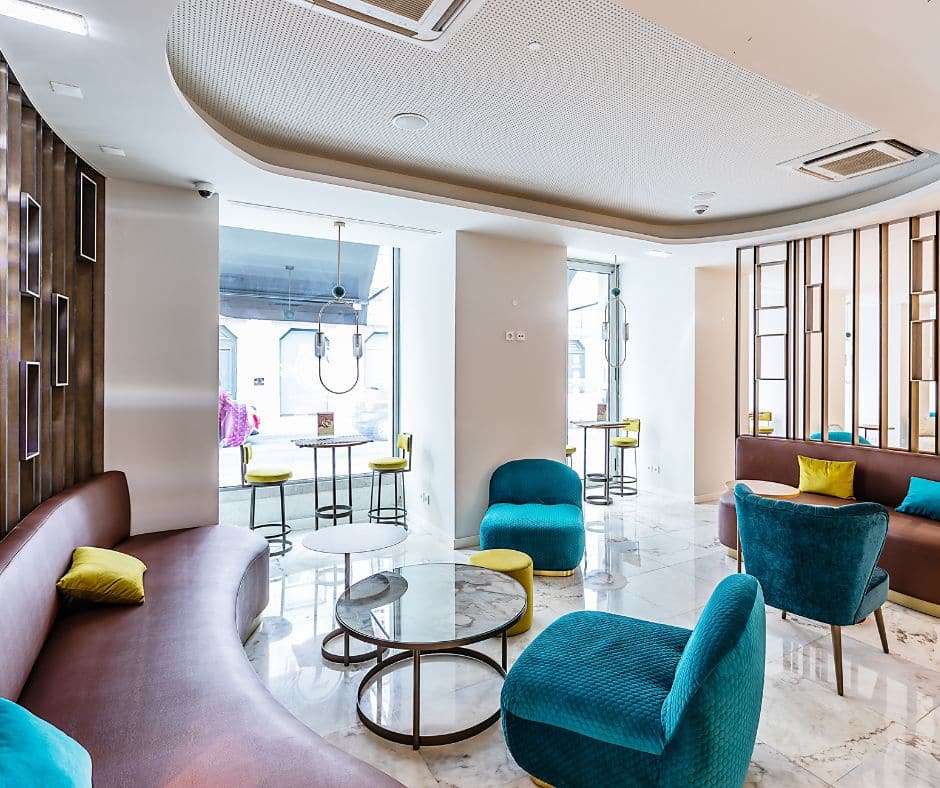 communal space in apartment building