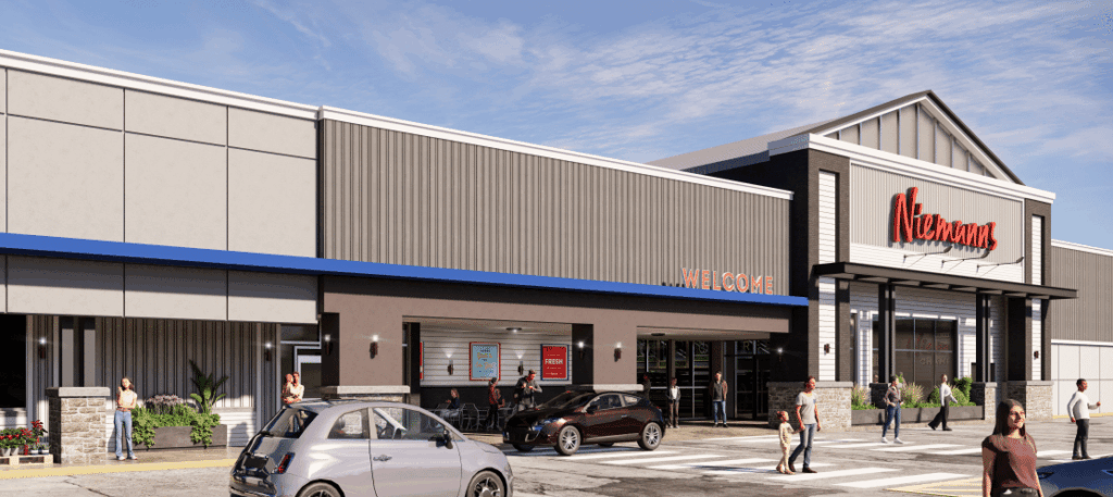 Rendering of new Niemann's grocery store coming to Champaign, IL