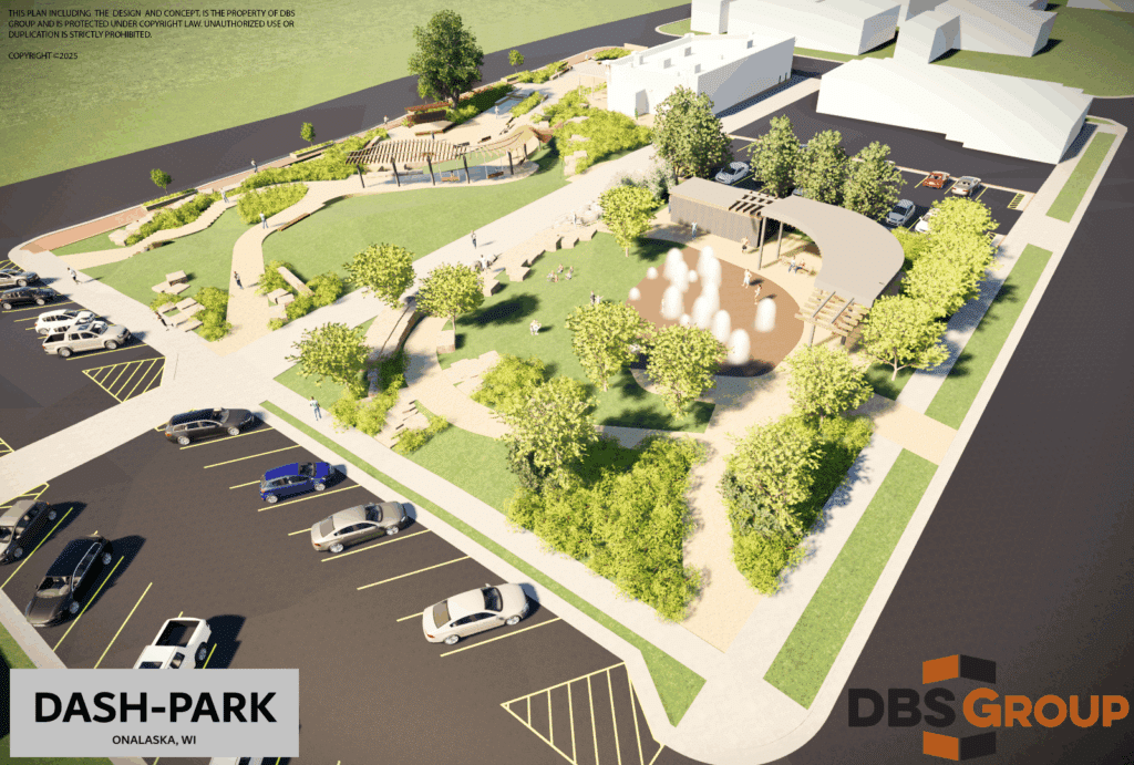Rendering of Dash Park completed expansion