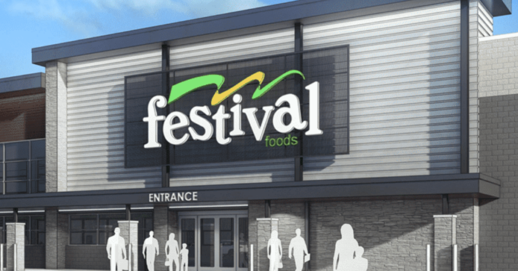 rendering of Festival Foods sign