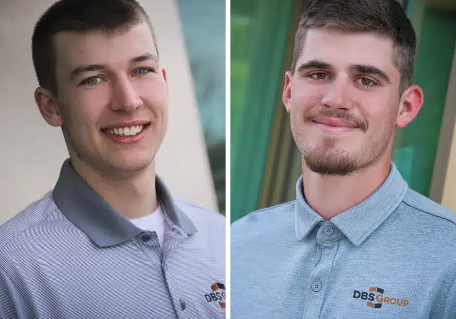 photos of two team members