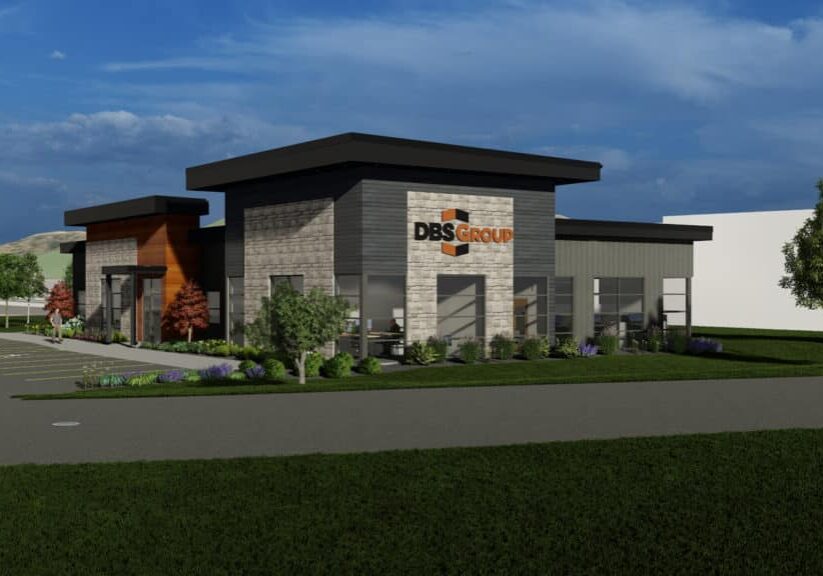Rendering of new headquarters DBS Group will build in Onalaska WI