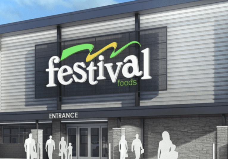 rendering of Festival Foods sign
