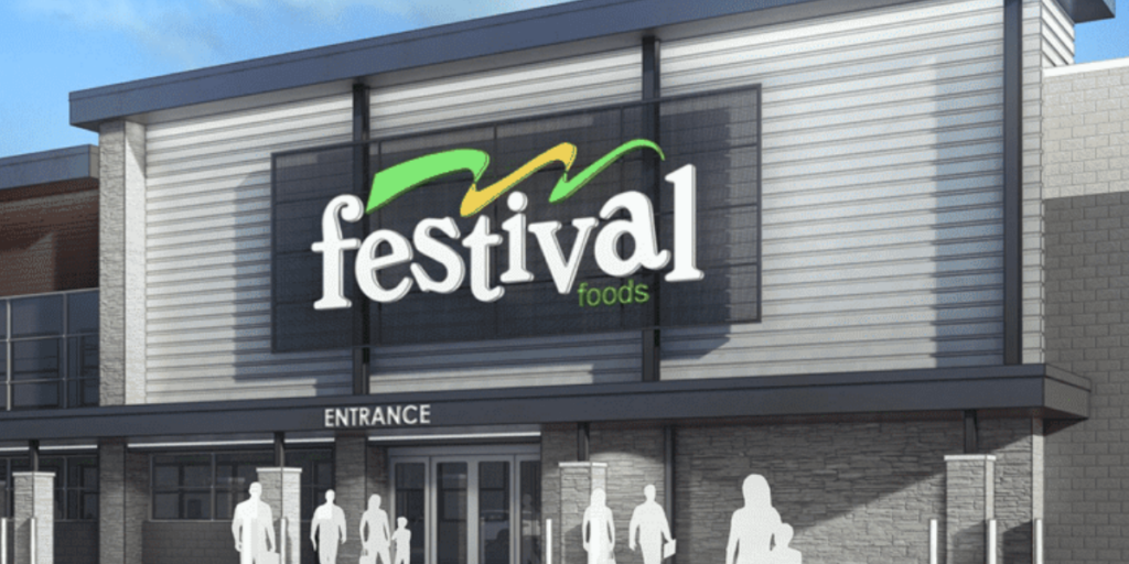 rendering of Festival Foods sign