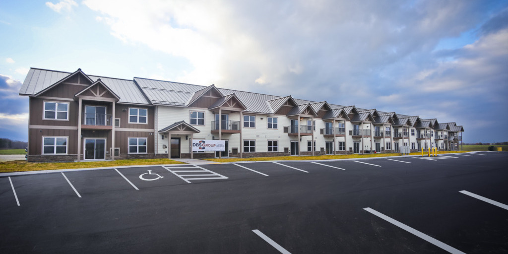 Exterior view of multifamily development