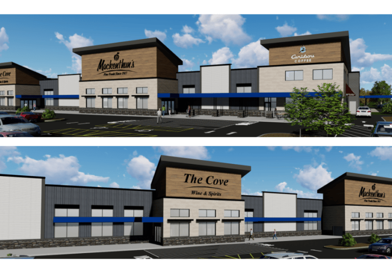 rendering of new mackenthun's grocery store