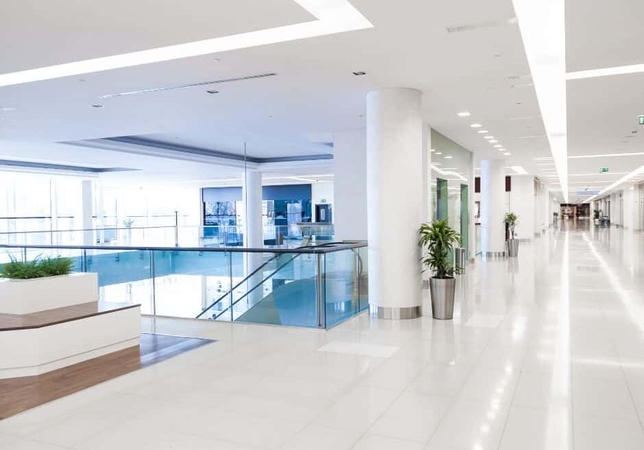 inside mall converted to apartments