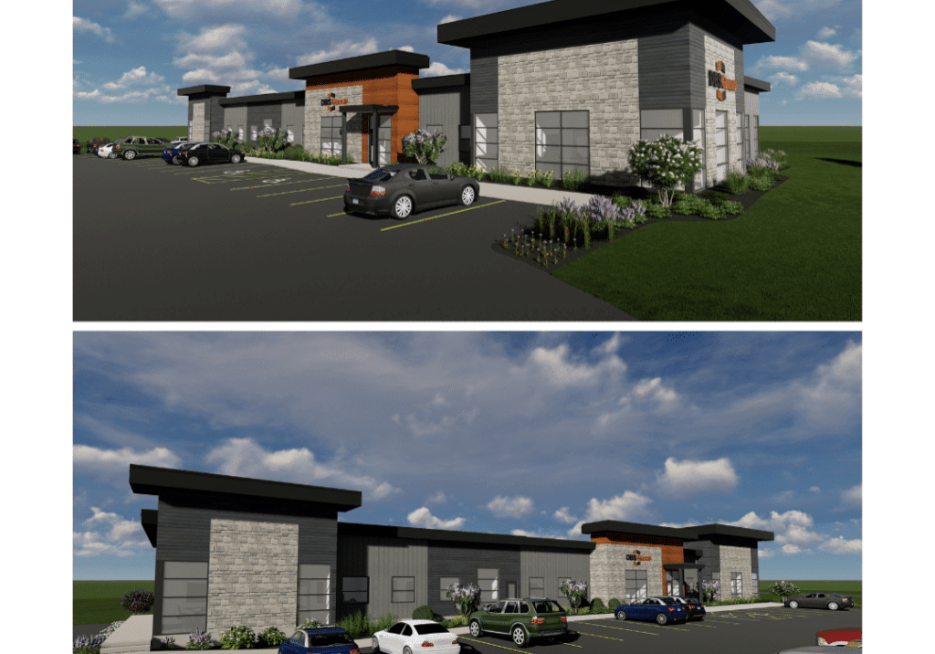 rrendering of how DBS Group's Onalaska office will look after expansion