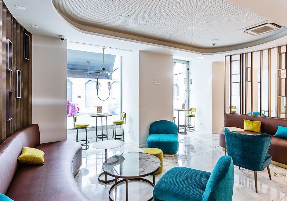 communal space in apartment building